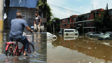 Alerta máxima en el Edomex El Gobierno emite Declaratoria de Emergencia por inundaciones en La Paz y Nezahualcóyotl (Foto Darío Luna y hugo Salvador)