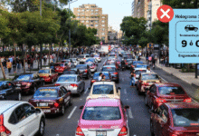 Autos con engomado azul y placas 9 y 0 no circulan este viernes en el Valle de México