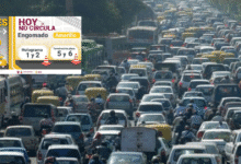 Hoy No Circula Autos con engomado amarillo y placas 5 o 6 descansan este lunes 10 de noviembre (Foto por RegeneraciónMX)