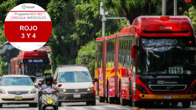 Miércoles en casa El Hoy No Circula restringe autos con engomado rojo y placas terminadas en 3 y 4