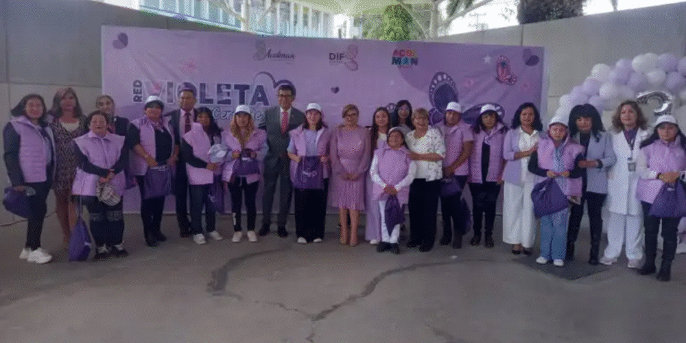 La ‘Red Violeta’ de Acolman celebra su tercer aniversario con 21 comités vecinales contra la violencia