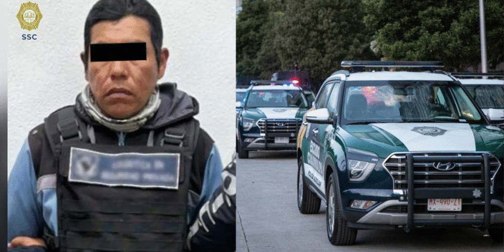 Operativo exitoso Cae presunto ladrón en Cuajimalpa con una caja fuerte y dos celulares