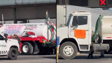 La mañana de este lunes 27 de octubre de 2025, "piperos" implementaron un bloqueo parcial en la autopista México-Querétaro, a la altura de Tepotzotlán, Estado de México, desatando un severo caos vehicular.