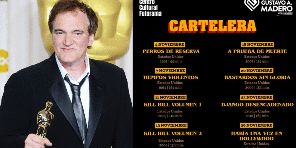 Cine gratis en CDMX La GAM proyectará clásicos de Tarantino en el Centro Cultural Futurama