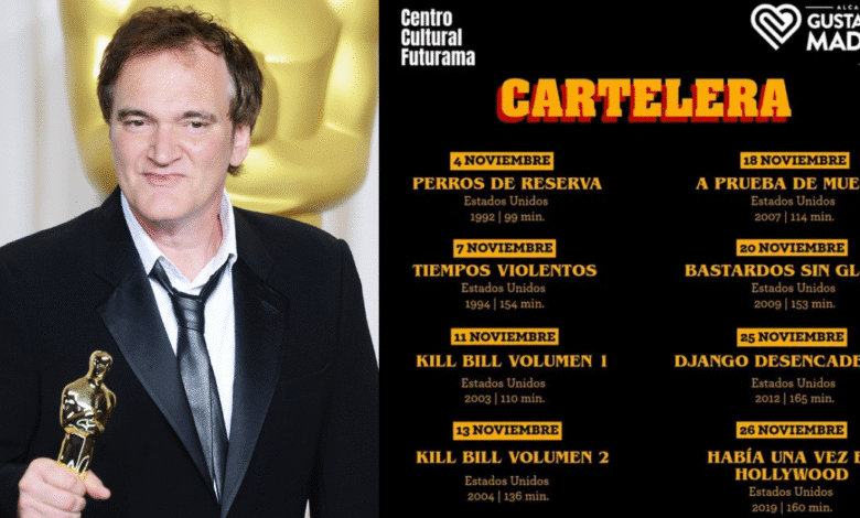 Cine gratis en CDMX La GAM proyectará clásicos de Tarantino en el Centro Cultural Futurama