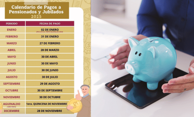 ISSSTE Adelanta Pensión de Diciembre y Define Calendario del Aguinaldo (Foto por Gobierno y Canva)
