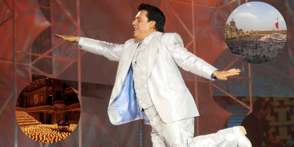 La CDMX recuerda a Juan Gabriel De un concierto Candlelight en Coyoacán a una proyección en el Zócalo