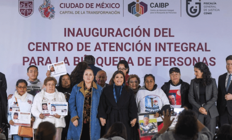 “Se acaba el peregrinar” Brugada inaugura el Centro Integral de Búsqueda de Personas en la CDMX (Foto Aracely MartínezOvaciones)