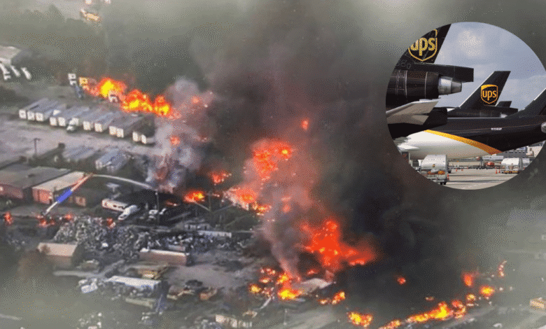 Tragedia en Kentucky Avión de carga de UPS se estrella al despegar en Louisville reportan 7 muertos