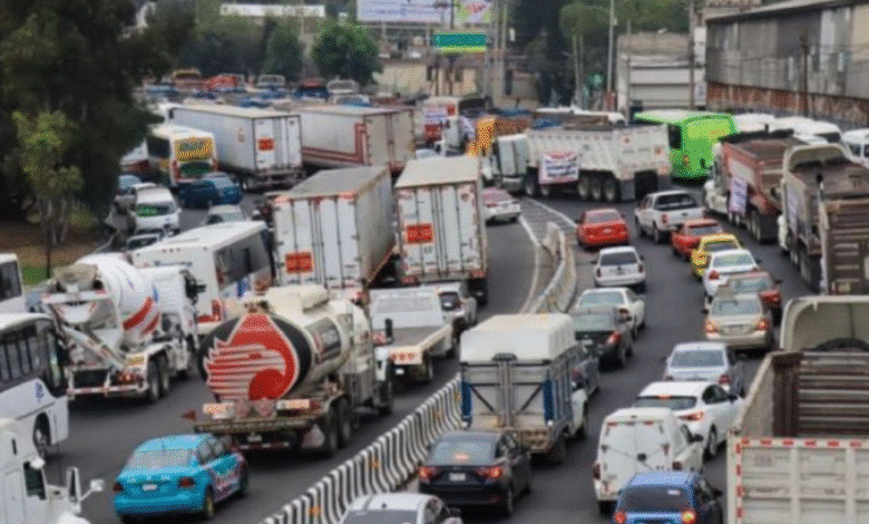 Bloqueos transportistas CDMX Edomex, mega marcha 3 noviembre 2025, Fernando Galindo Salvador, AAARMAC, inseguridad transportistas, secuestro Jilotepec, justicia Edomex, Autopista México-Querétaro, Zócalo.